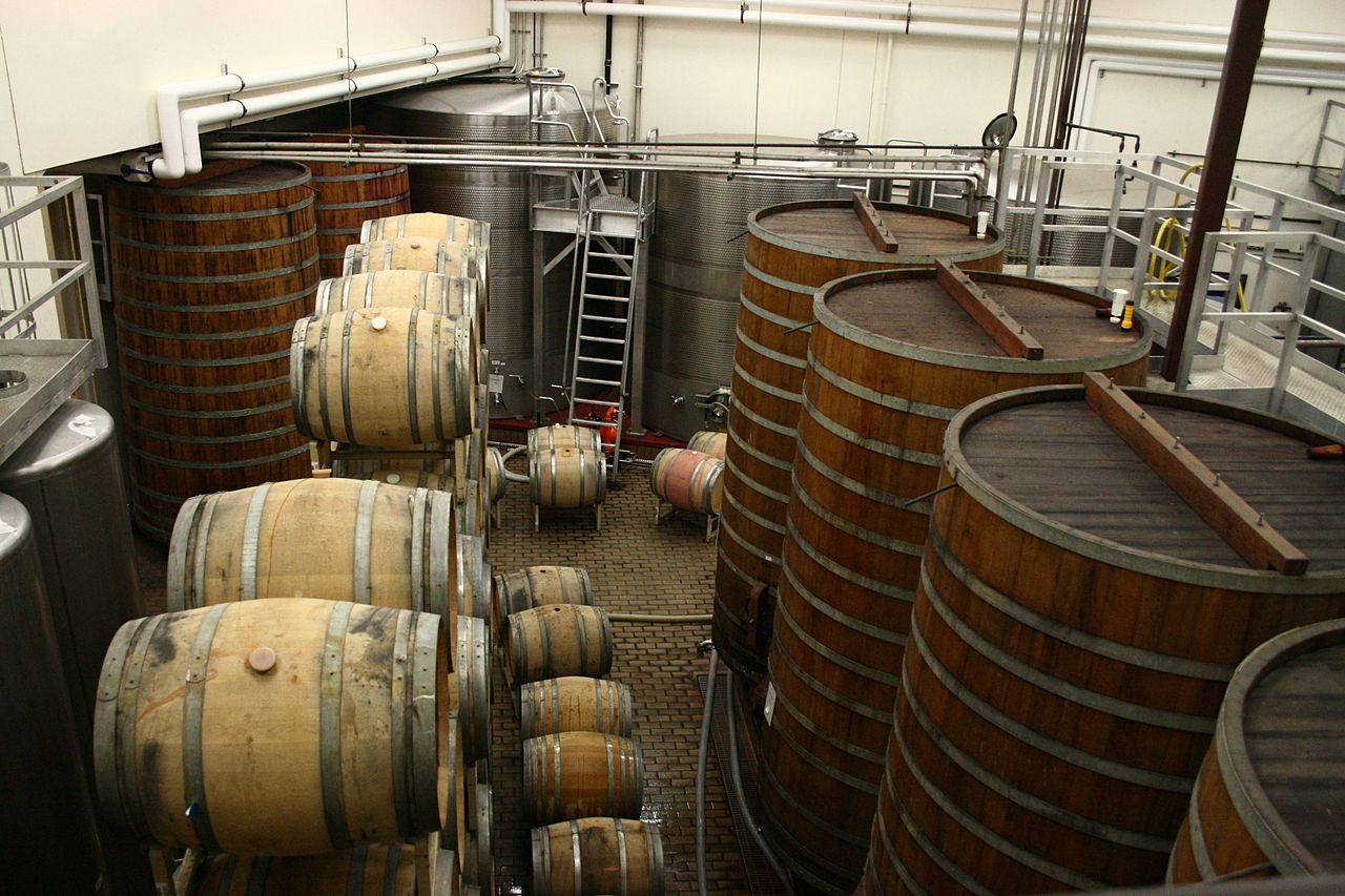 Barrel fermentation tanks and chillers